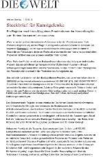 Die Welt - Juni 2013: Steckbrief für Kunstgelenke